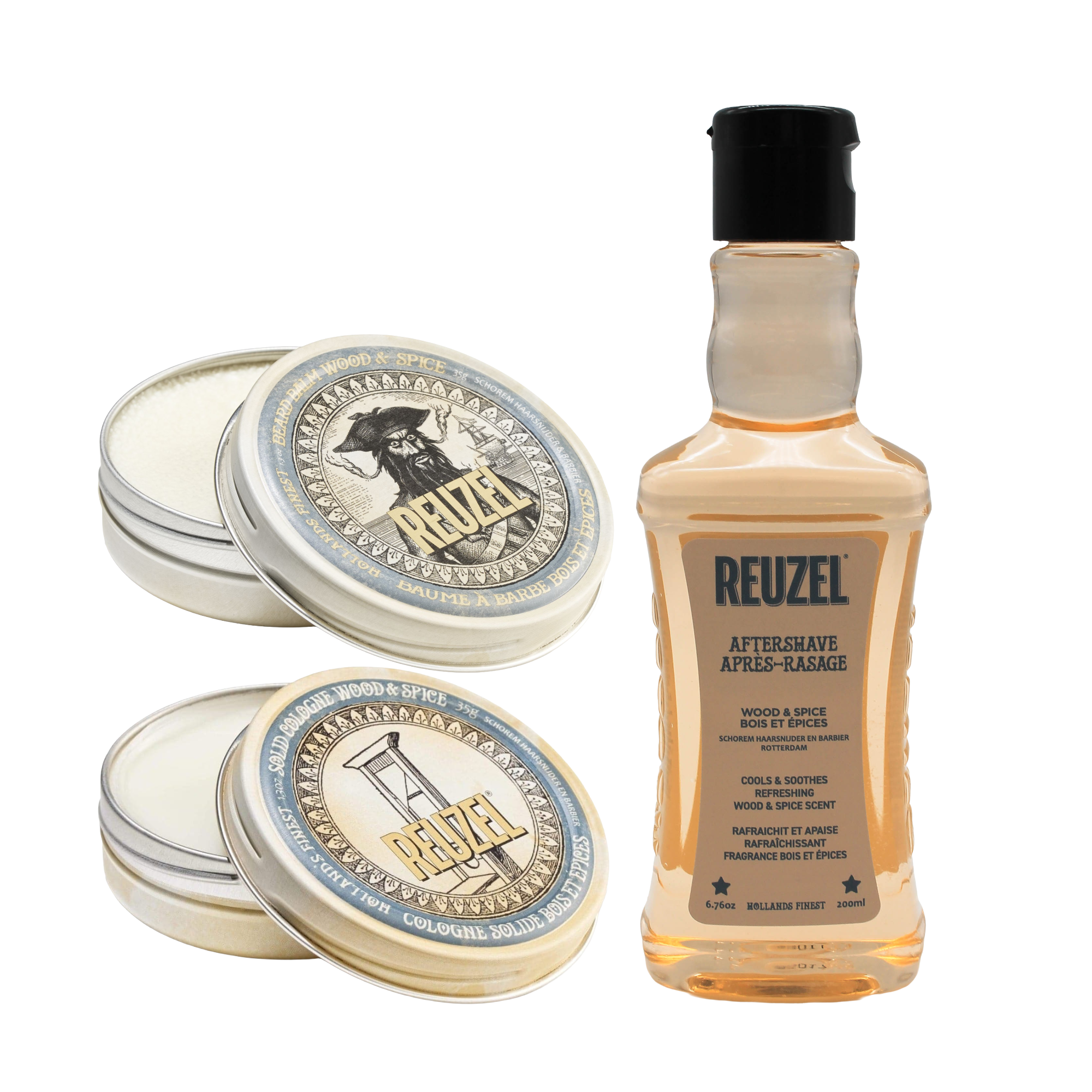REUZEL Wood & Spice Beard Bundle Trio #1
