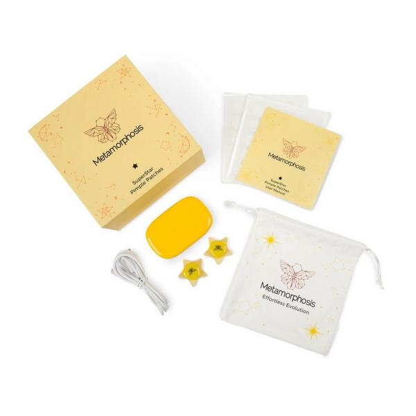 Metamorphosis SuperStar Pimple Patches Red +Blue Light Therapy for acne #6