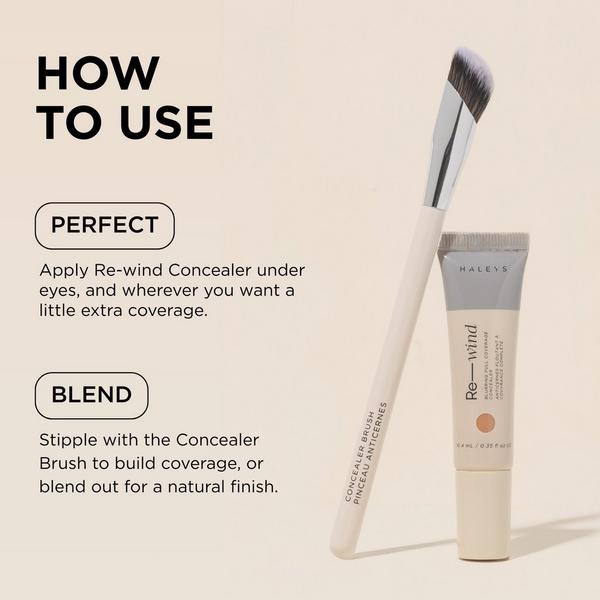 HALEYS Beauty Full Coverage Concealer & Brush Set #4