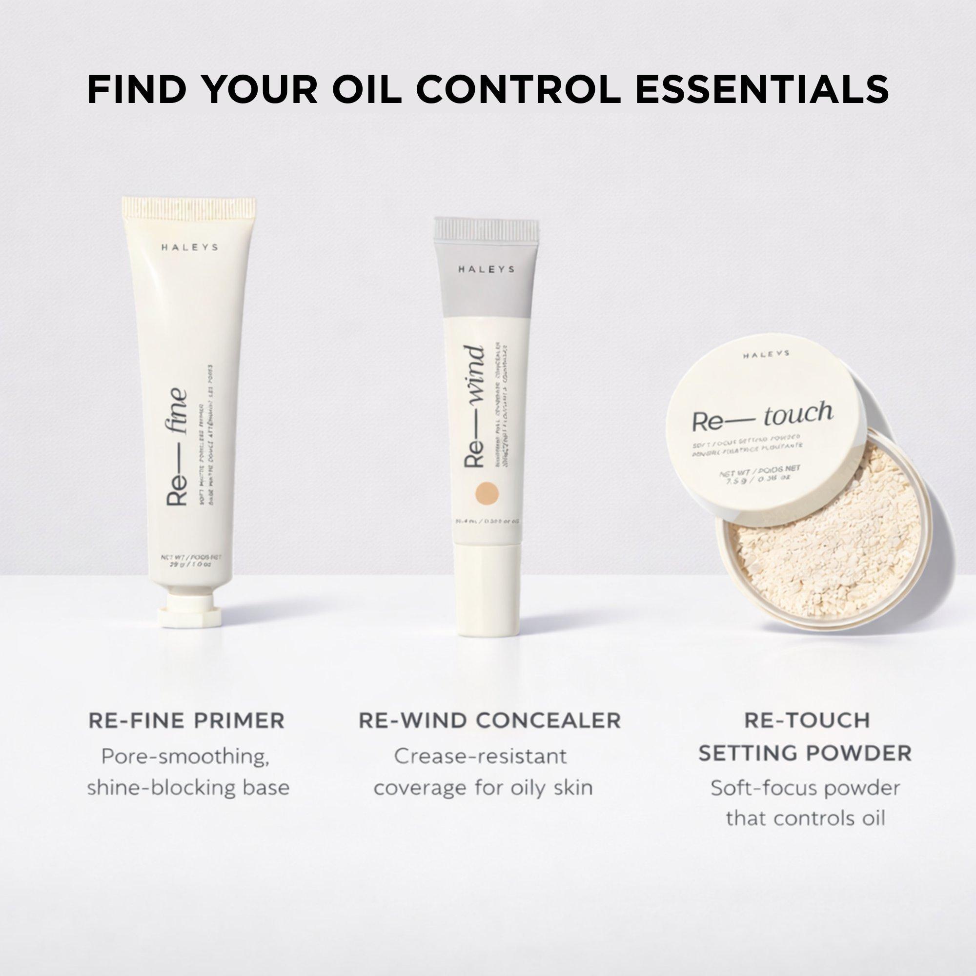 Набор Haleys Beauty Oil Control Essentials для контроля жирности, цвет: Тёмный нейтральный — фото 3