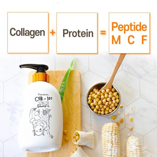 Elizavecca CER-100 Collagen Coating Hair Muscle Shampoo #4