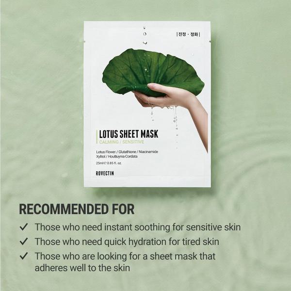Rovectin Calming Lotus Sheet Mask #4