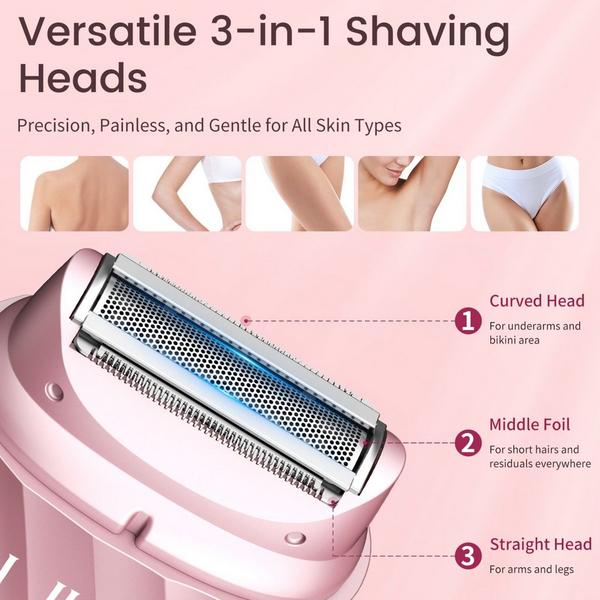 LILA by Akunbem Painless 3-in-1 Body & Facial Shaver #2