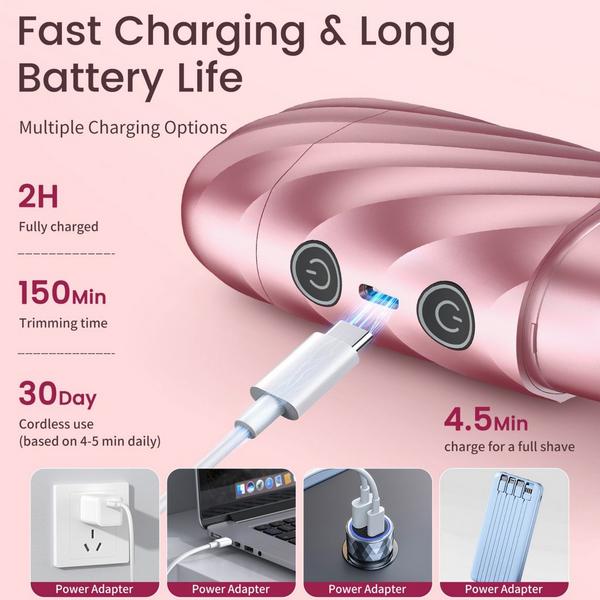 LILA by Akunbem Painless 3-in-1 Body & Facial Shaver #7