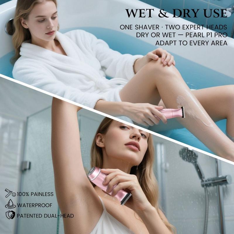 LILA by Akunbem - 2-in-1 Bikini Trimmer & Shaver - Adjustable
