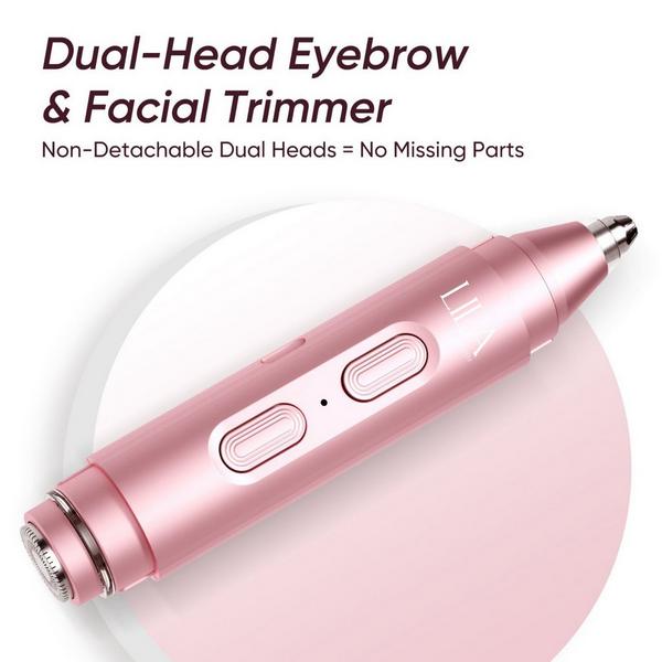 LILA by Akunbem 2 in 1 Portable Women Facial Shaver & Eyebrow Trimmer – Bloom T1 #5