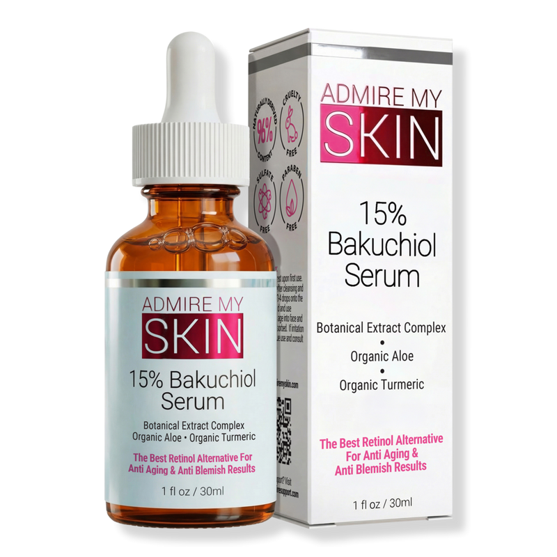 Admire My Skin - 15% Bakuchiol Serum Natural Retinol Alternative