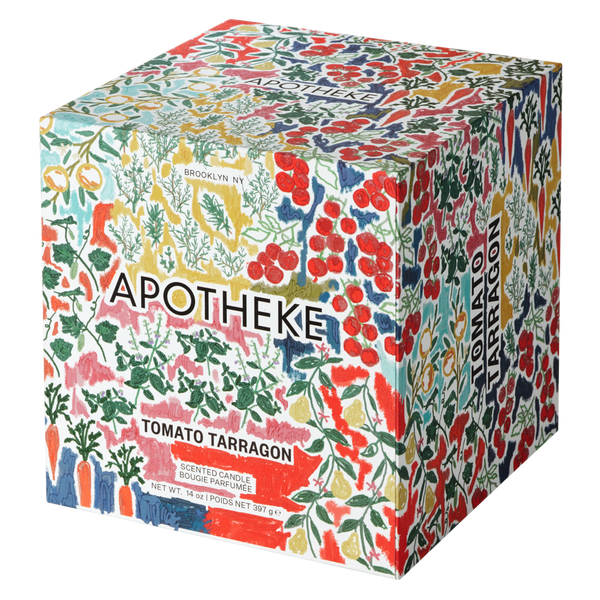 APOTHEKE Tomato Tarragon Specialty 2-Wick Scented Concrete Candle #3