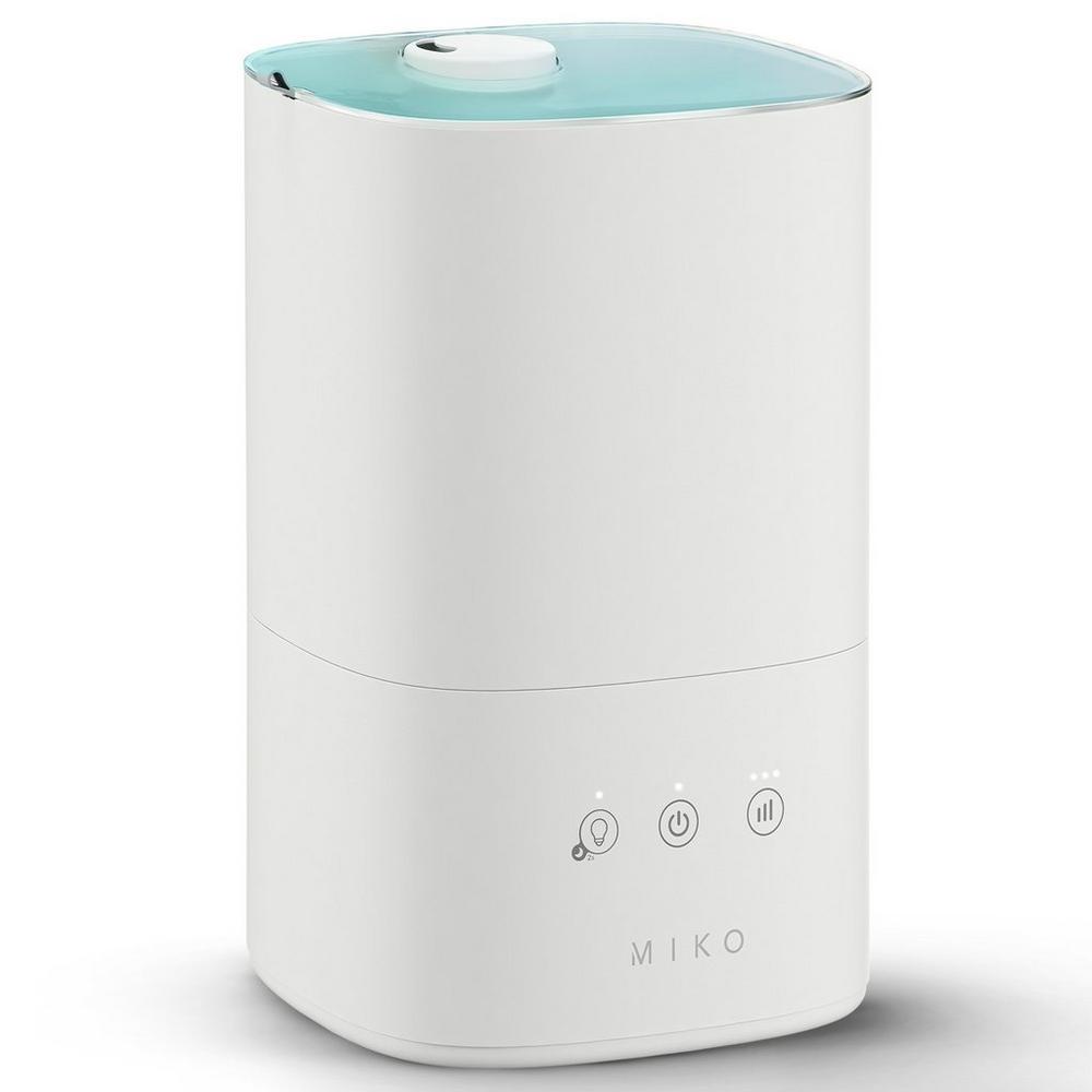 Miko Breeze 3-Speed Ultrasonic Cool Mist Humidifier with Top-Fill Tank & Aroma Tray