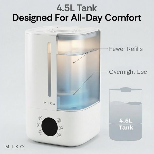 Miko Miko Myst 4.5L Cool Mist Humidifier with Remote #7