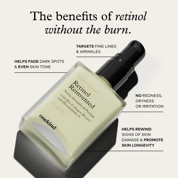 Onekind Radical Repair Retinol Reinveted Serum for Sensitive Skin with Peptides + Squalane #3