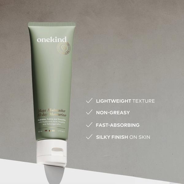 Onekind Mega Multitasker Lightweight Antioxidant Daily Face Moisturizer with Hyaluronic Acid #3