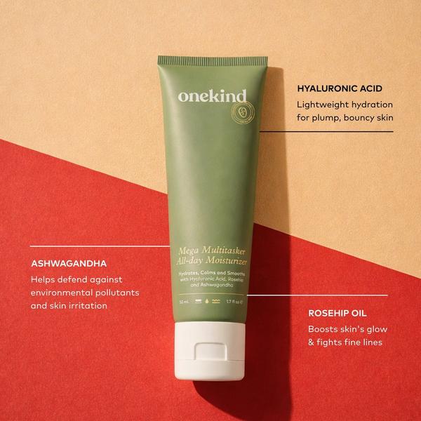 Onekind Mega Multitasker Lightweight Antioxidant Daily Face Moisturizer with Hyaluronic Acid #4