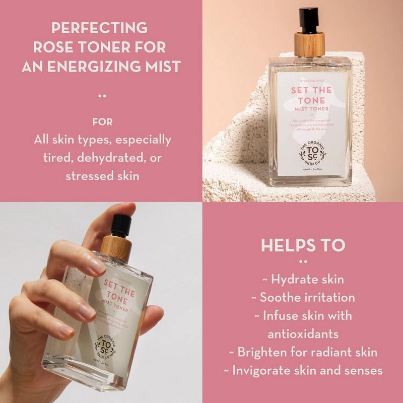 The Organic Skin Co. - Set The Tone Hydrating Rose Mist Toner
