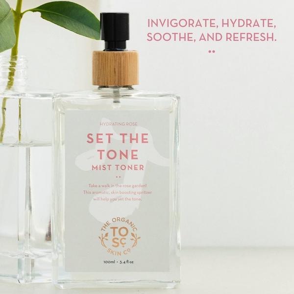 The Organic Skin Co. Set The Tone Hydrating Rose Mist Toner #3