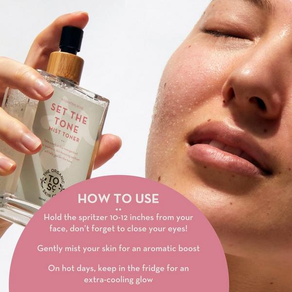The Organic Skin Co. Set The Tone Hydrating Rose Mist Toner #4