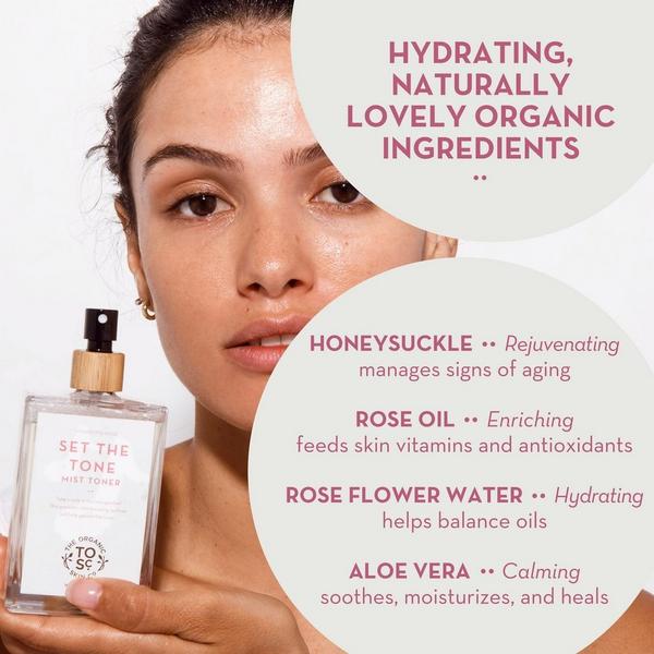 The Organic Skin Co. Set The Tone Hydrating Rose Mist Toner #6