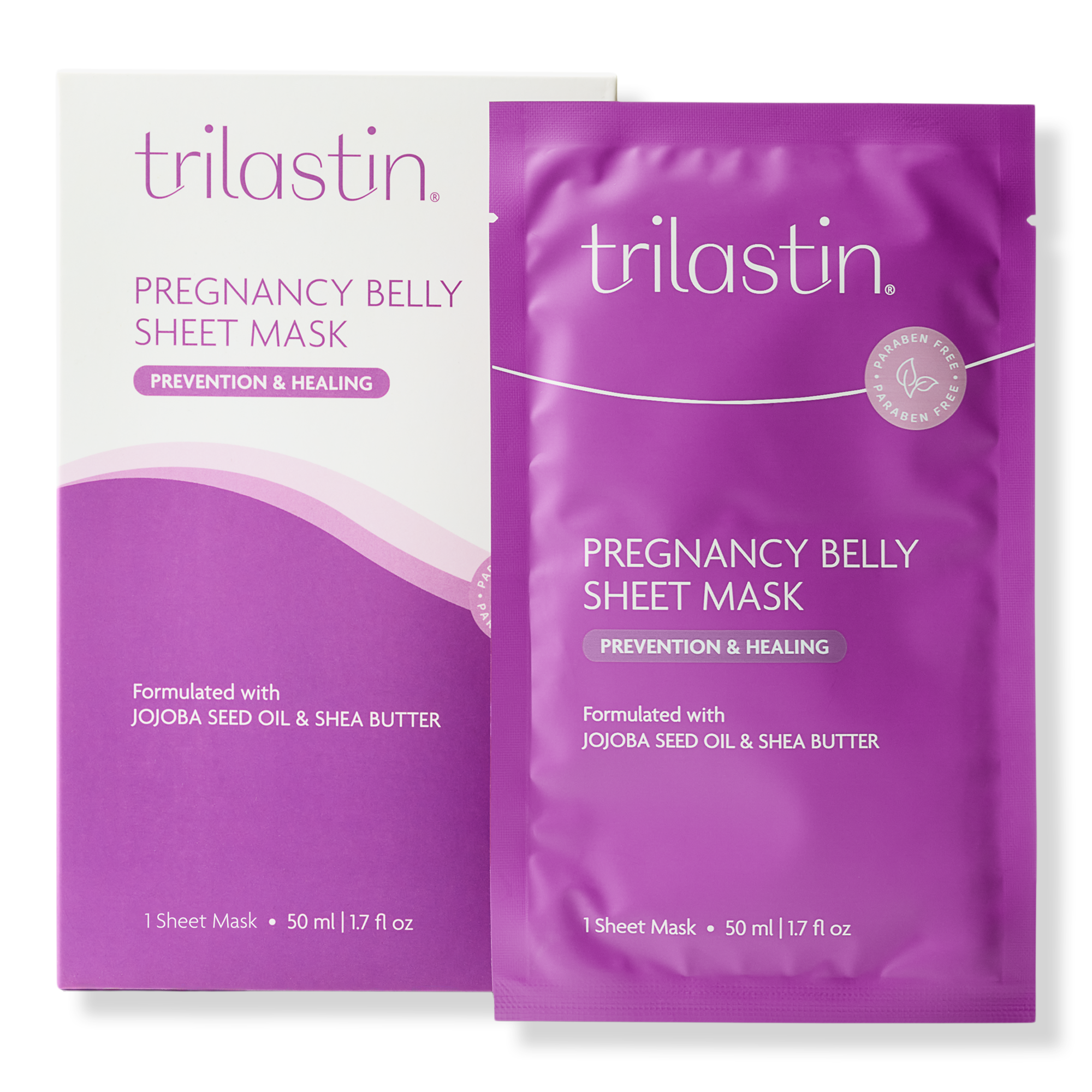 Trilastin Belly Sheet Masks 4 Pack #1