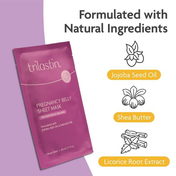 Trilastin Belly Sheet Masks 4 Pack #5