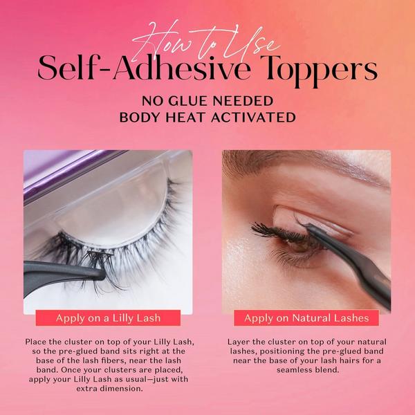 Lilly Lashes Lash Toppers Self-Adhesive Clusters #7