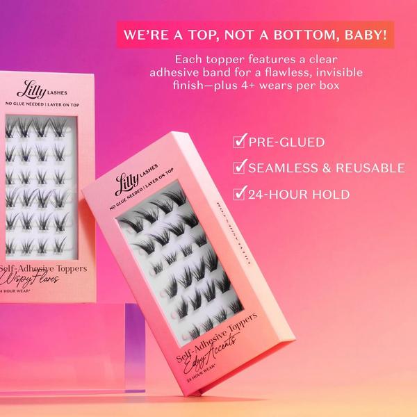 Lilly Lashes Lash Toppers Self-Adhesive Clusters #6