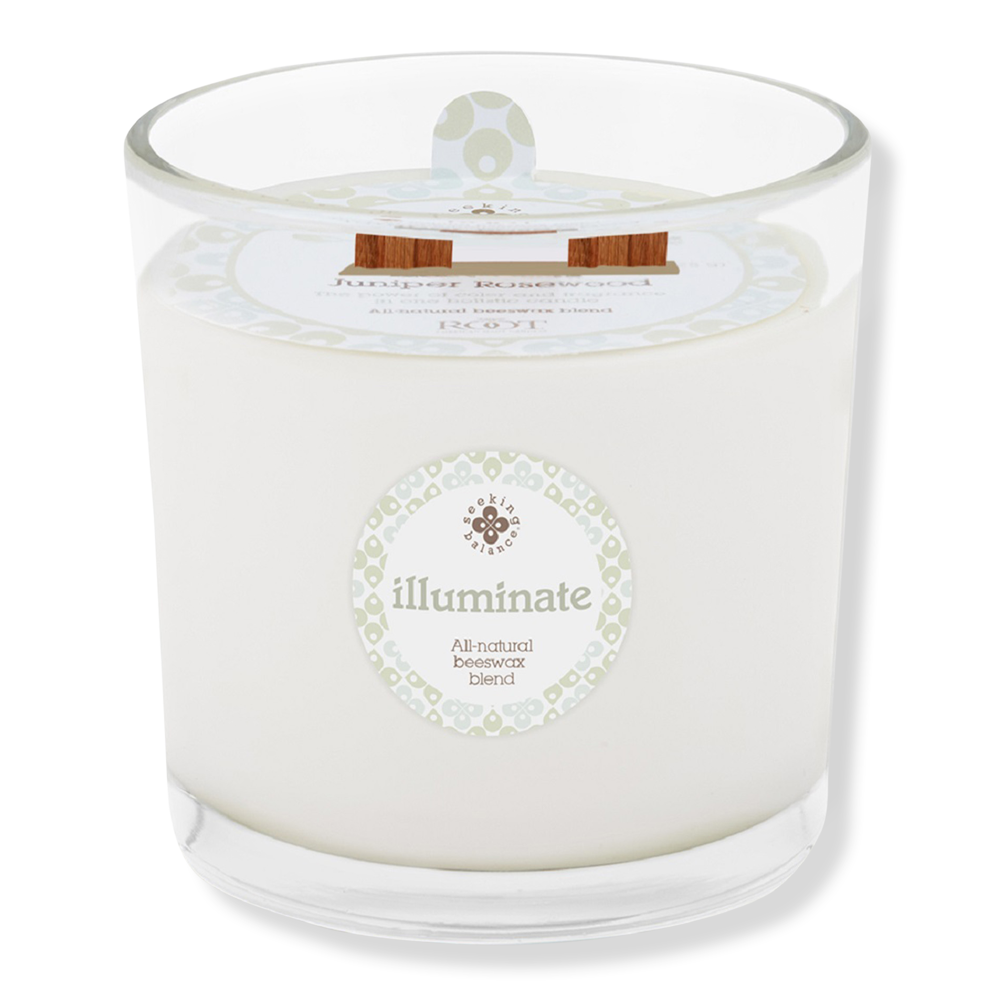Root Candles Seeking Balance Aromatherapy Candle -Illuminate - Juniper Rosewood #1