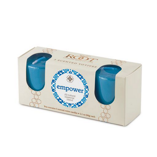 Root Candles Seeking Balance Empower - Lavandin & Patchouli Aromatherapy Candle #1