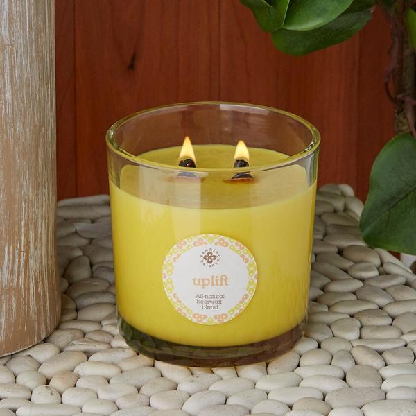 Root Candles Seeking Balance Uplift - Lemon & Bergamot Aromatherapy Candle #2
