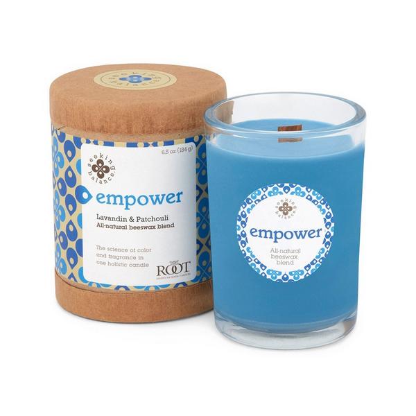 Root Candles Seeking Balance Empower - Lavandin & Patchouli Aromatherapy Candle #1