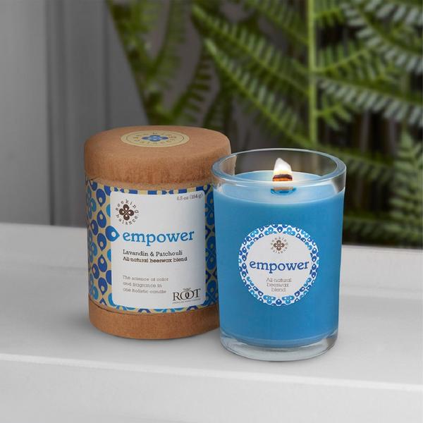 Root Candles Seeking Balance Empower - Lavandin & Patchouli Aromatherapy Candle #2