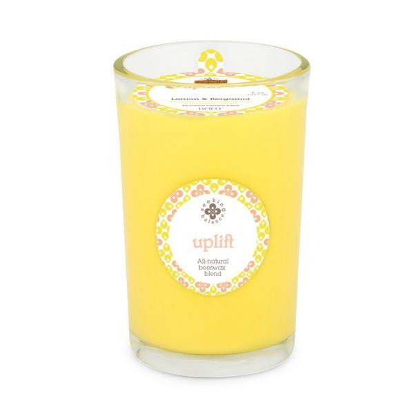 Root Candles Seeking Balance Uplift - Lemon & Bergamot Aromatherapy Candle #1