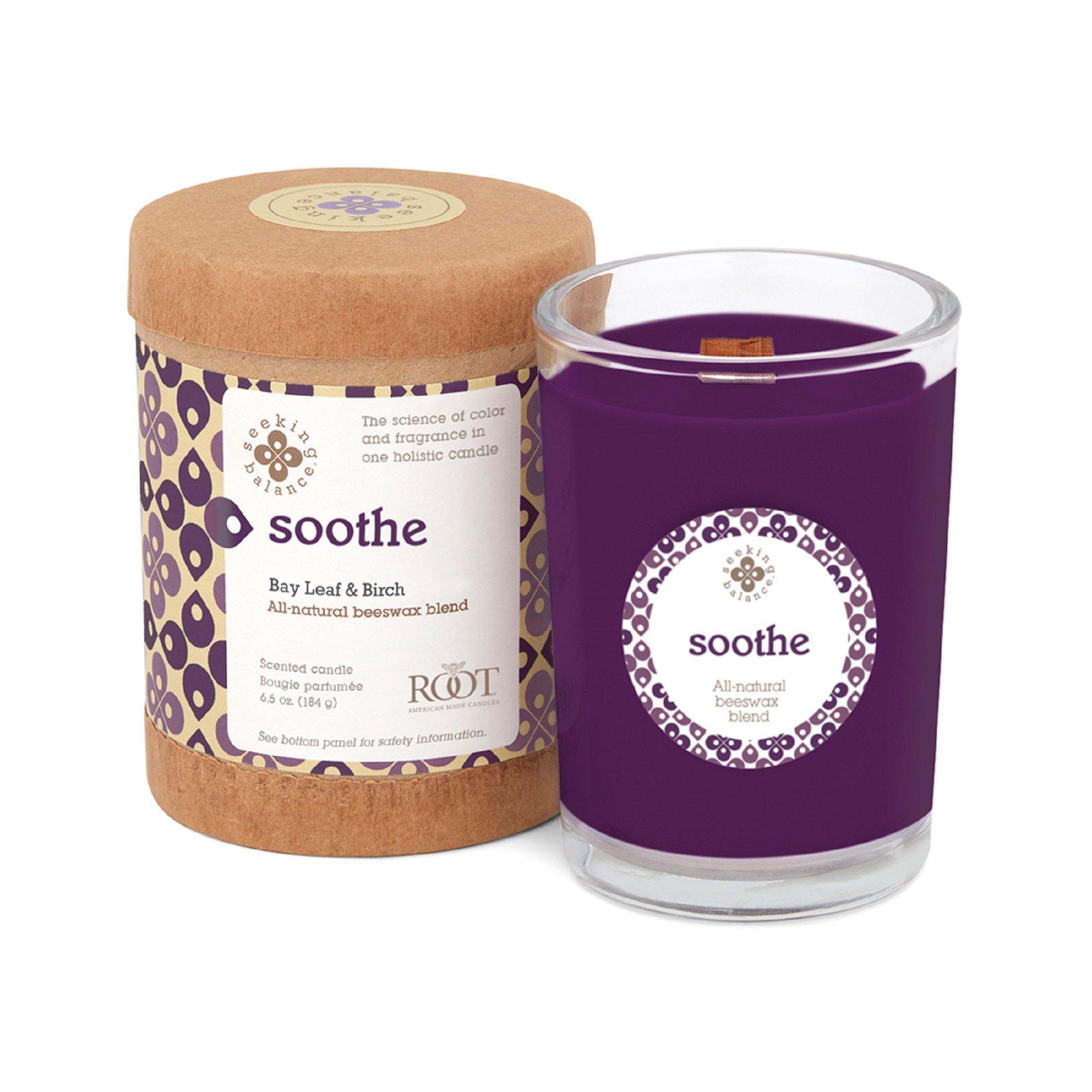 Root Candles Seeking Balance Soothe - Bay Leaf & Birch Aromatherapy Candle #1