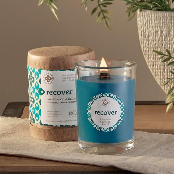 Root Candles Seeking Balance Recover - Sandalwood & Sage Aromatherapy Candle #2