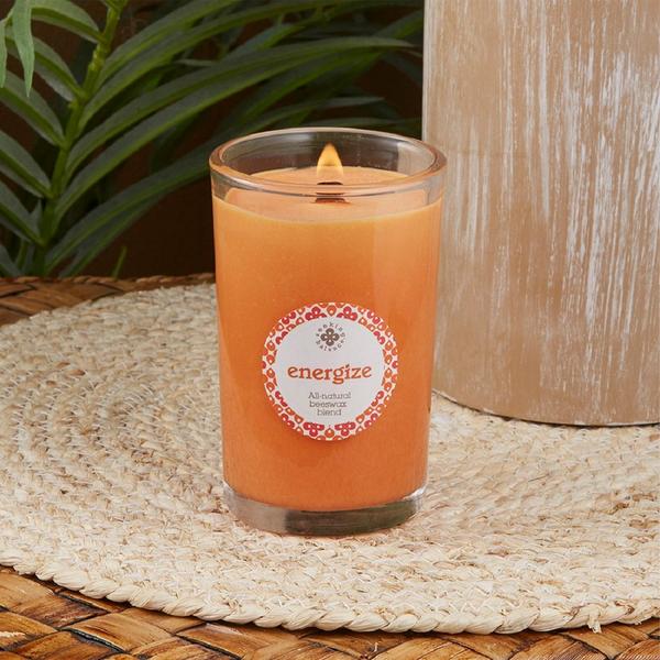 Root Candles Seeking Balance Aromatherapy Candle - Energize - Rosemary Eucalyptus #2
