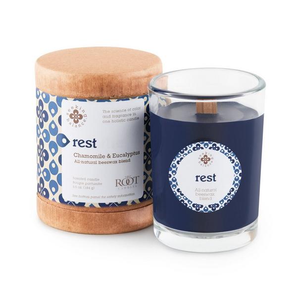 Root Candles Seeking Balance Rest - Chamomile & Eucalyptus Aromatherapy Candle #1