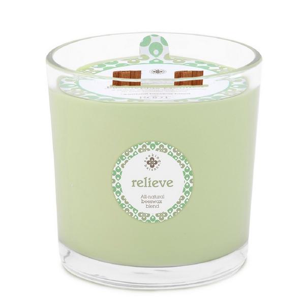 Root Candles Seeking Balance Relieve - Eucalyptus Menthol Aromatherapy Candle #1