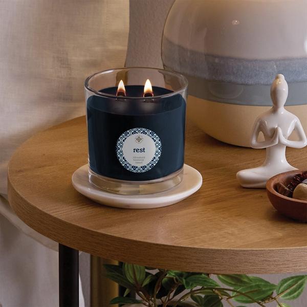 Root Candles Seeking Balance Rest - Chamomile & Eucalyptus Aromatherapy Candle #2