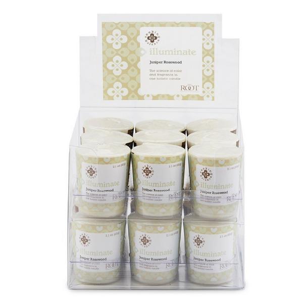 Root Candles Seeking Balance Aromatherapy Candle -Illuminate - Juniper Rosewood #1