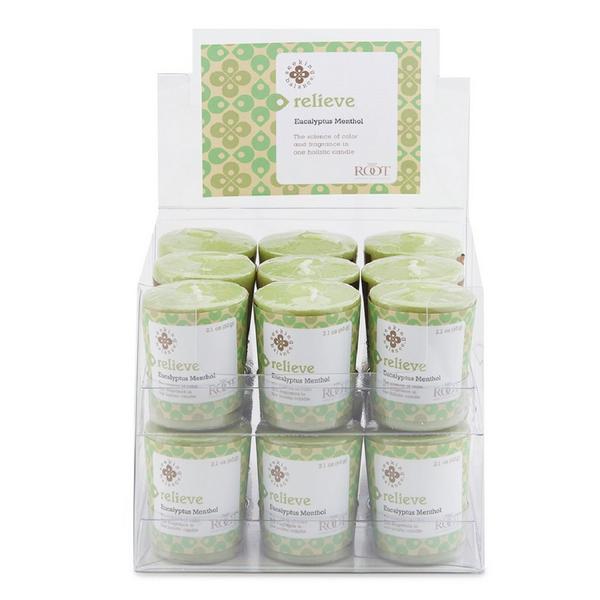 Root Candles Seeking Balance Relieve - Eucalyptus Menthol Aromatherapy Candle #1