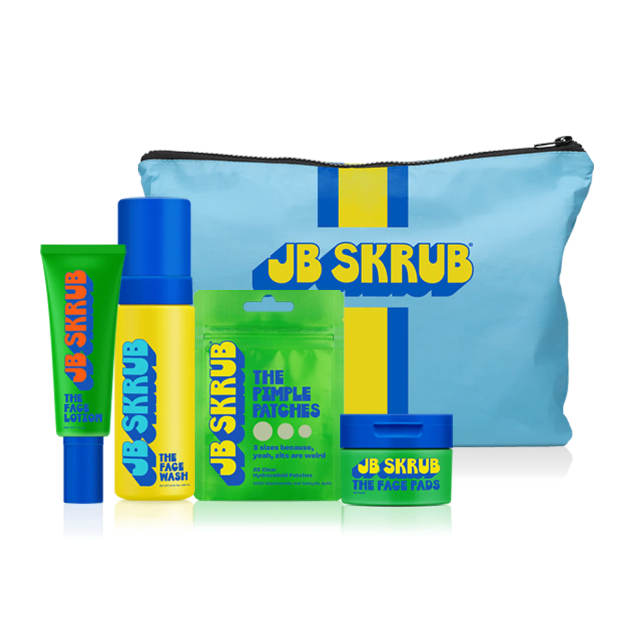 JB Skrub Essential Face Care Set for Tweens and Teens + Limited Time Travel Pouch #1