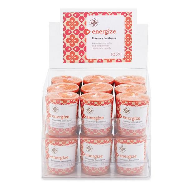 Root Candles Seeking Balance Aromatherapy Candle - Energize - Rosemary Eucalyptus #1