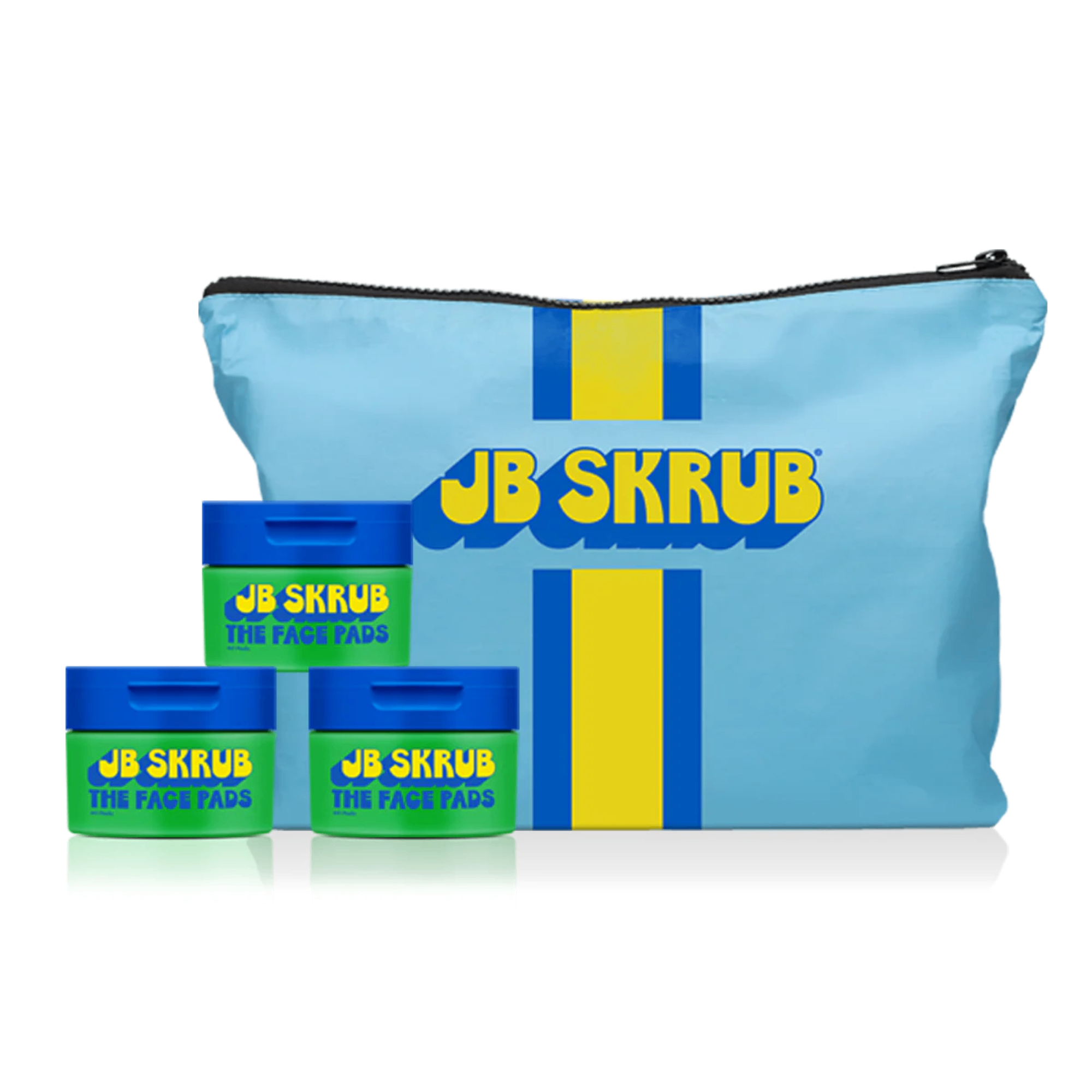 JB Skrub Face Pads Set for Tweens and Teens + Limited Time Travel Pouch #1