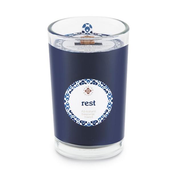 Root Candles Seeking Balance Rest - Chamomile & Eucalyptus Aromatherapy Candle #1