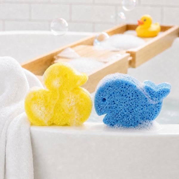 SPONGELLE Water Pals Kids Body Buffer Bundle | Duck & Whale Body Wash Infused Buffers #5