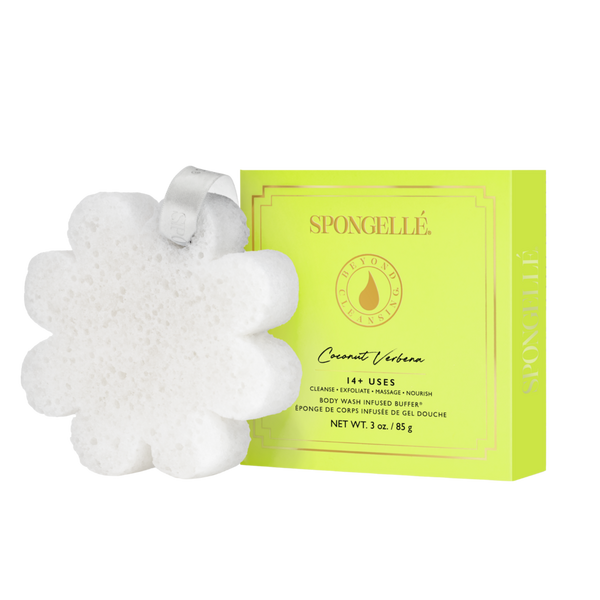 SPONGELLE Daisy Collection Boxed White Flower - Coconut Verbena #1