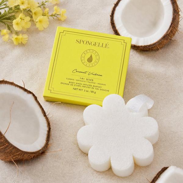 SPONGELLE Daisy Collection Boxed White Flower - Coconut Verbena #4