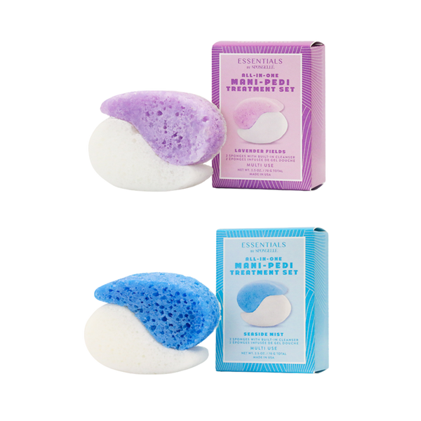 SPONGELLE Essentials by Spongelle Mani Pedi Tranquil Set Lavender Fields & Seaside Mist #1