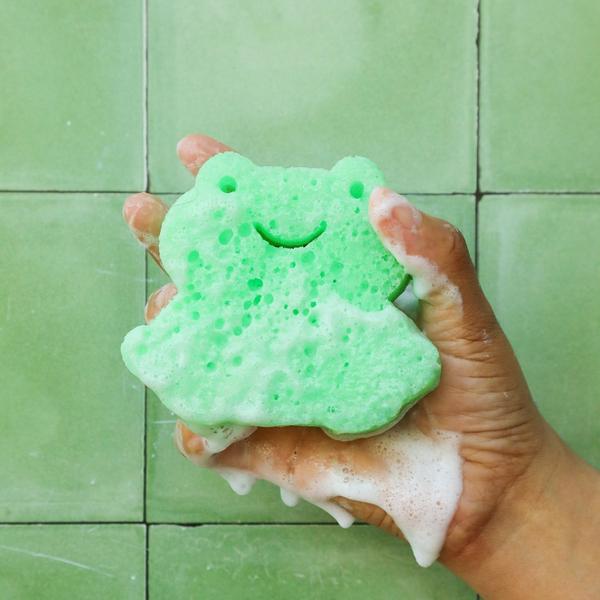 SPONGELLE Freddie Frog Nature Animals Body Buffer | Kids Body Wash Infused Buffer #4