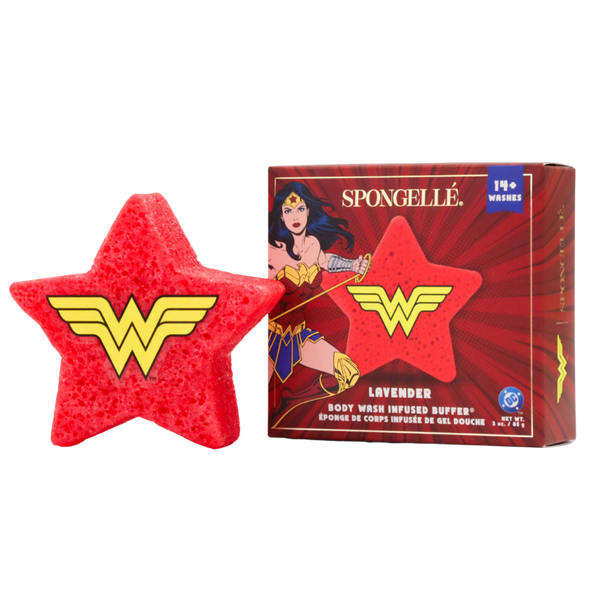 SPONGELLE DC Wonder Woman Body Wash Infused Buffer Lavender #1
