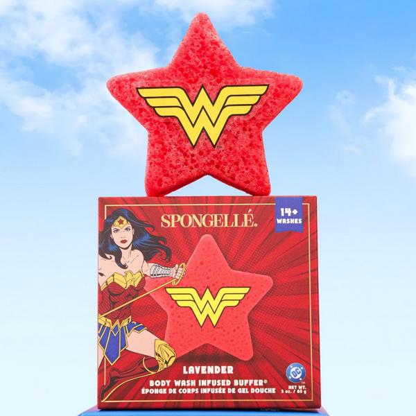 SPONGELLE Spongellé DC Wonder Woman™ Lavender Body Buffer | Body Wash Infused Buffer #6